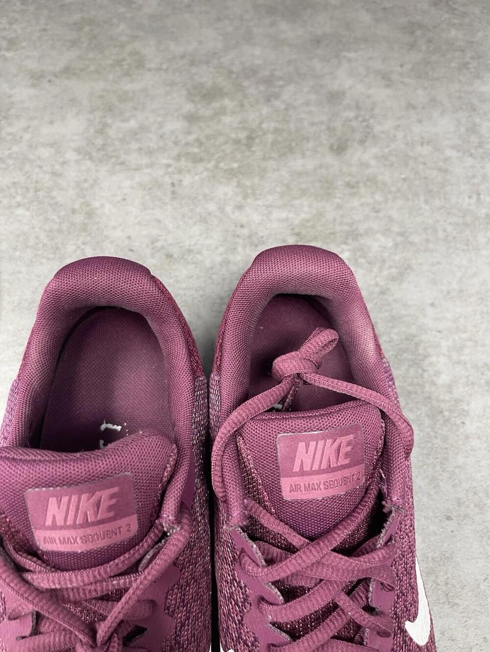 Nike Air Max Sequent 2 Sneakers Womens Size 10 Burgundy Running Athletic 852465- - Picture 9 of 11